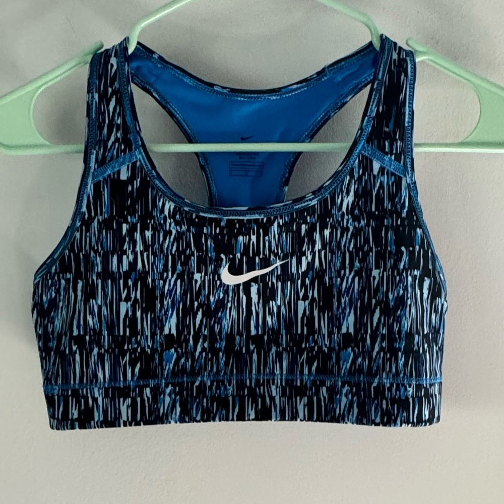 Nike Sports Bra - Blue graphic